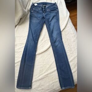 True Religion Women's Blue Skinny Jeans
